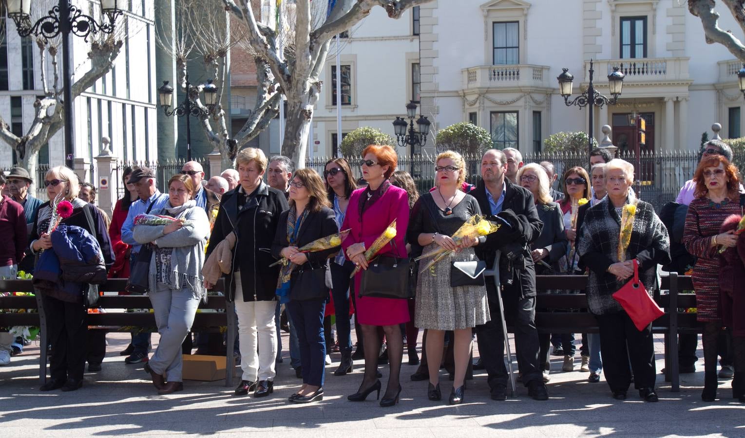 Homenaje en Logroñoa las víctimas del terrosimo