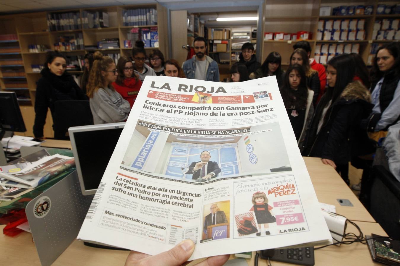 Los alumnos de FP Básica de Paula Montal, en Diario LA RIOJA