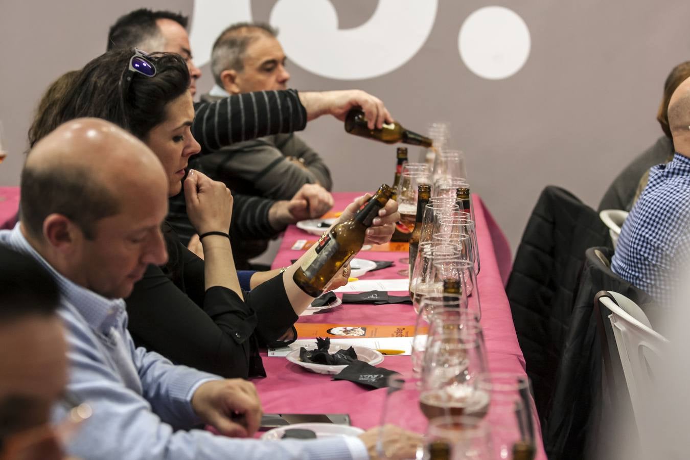 Cata de cervezas Estrella Galicia y los pinchos de La Taberna del Tío Blas