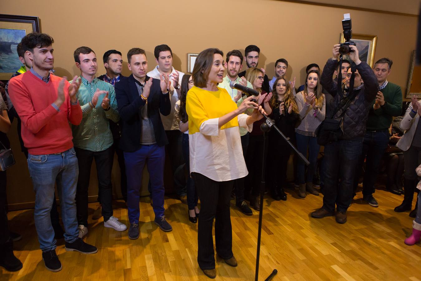 La guerra del PP riojano: acto de Gamarra en Logroño