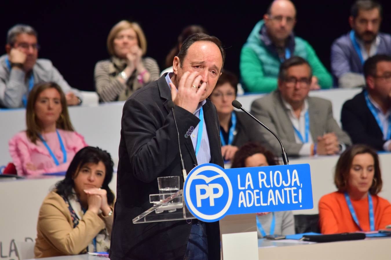 Congreso del Partido Popular de La Rioja: Sanz se despide entre lágrimas