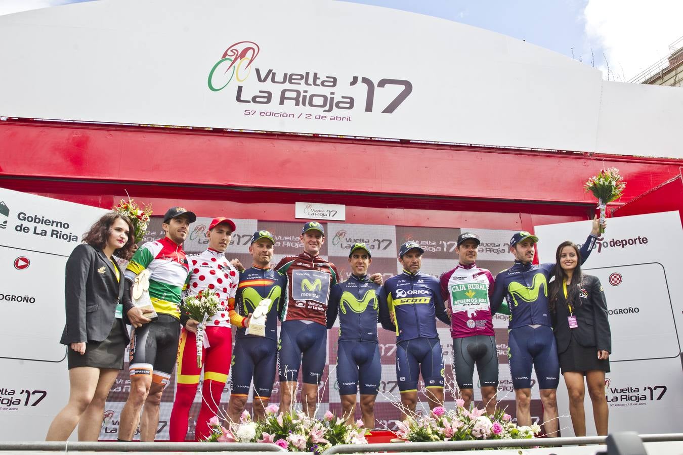 La Vuelta Ciclista a La Rioja: el podio