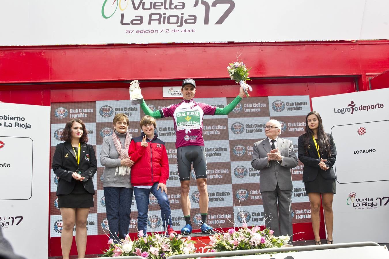 La Vuelta Ciclista a La Rioja: el podio