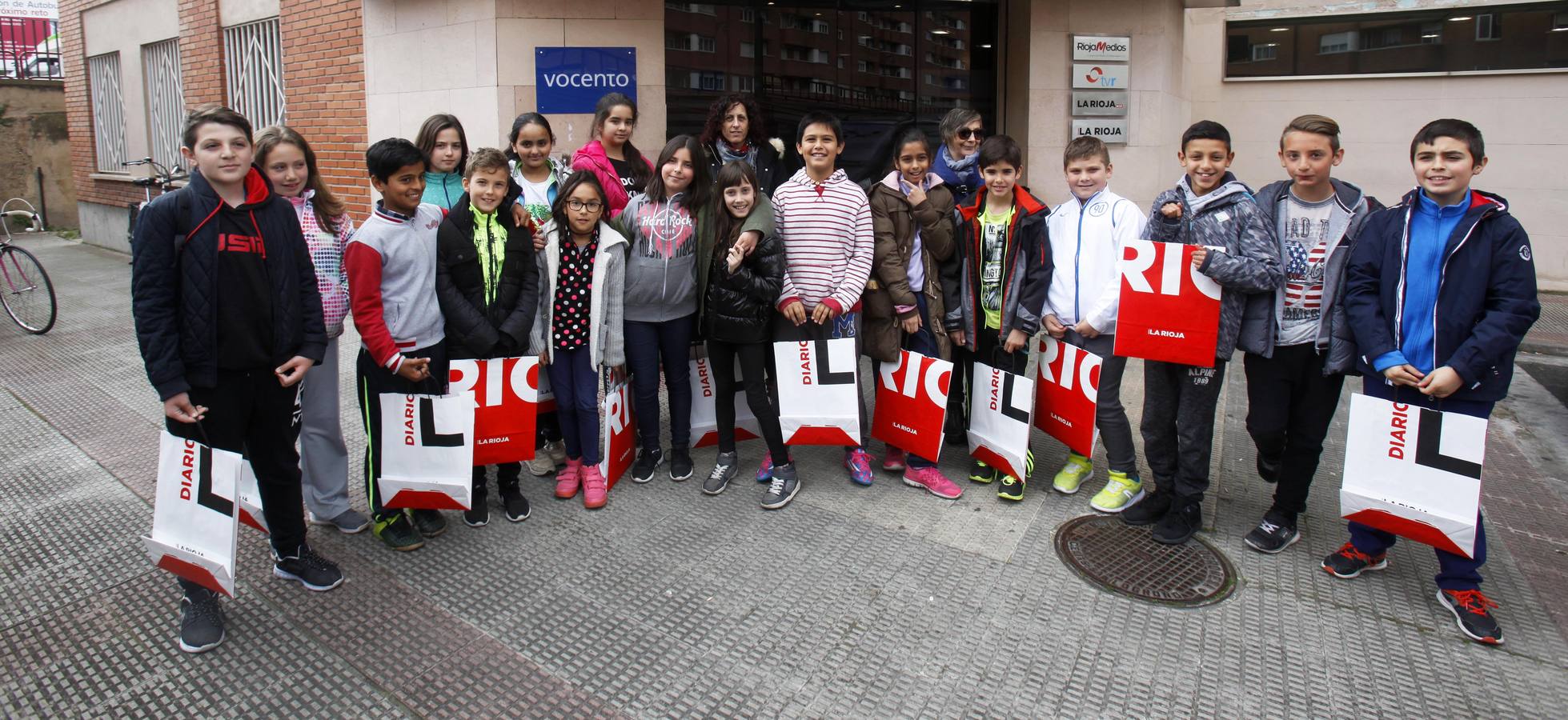 Los alumnos de 5º A del Colegio Navarrete El Mudo visitan la multimedia de Diario LA RIOJA