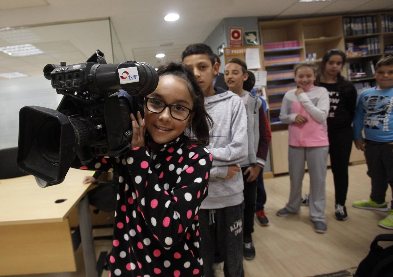 Los alumnos de 5º A del Colegio Navarrete El Mudo visitan la multimedia de Diario LA RIOJA