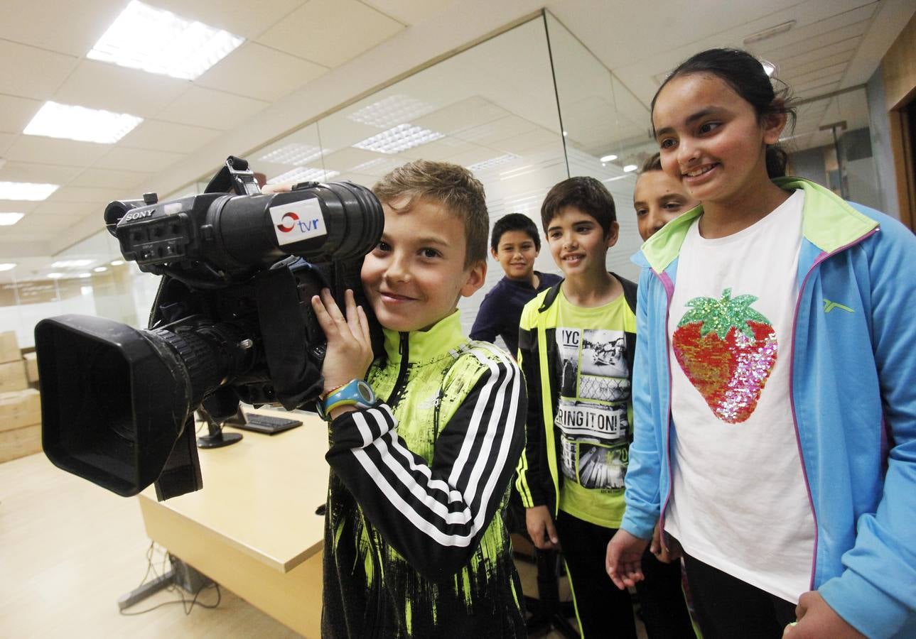 Los alumnos de 5º A del Colegio Navarrete El Mudo visitan la multimedia de Diario LA RIOJA