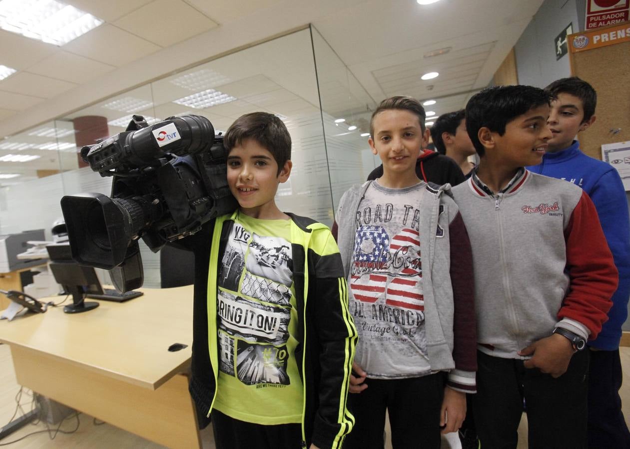 Los alumnos de 5º A del Colegio Navarrete El Mudo visitan la multimedia de Diario LA RIOJA