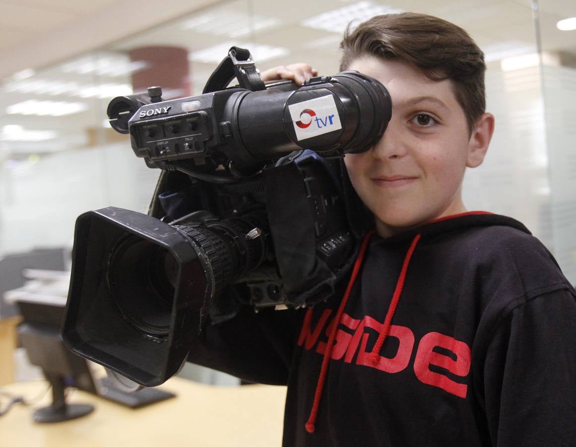 Los alumnos de 5º A del Colegio Navarrete El Mudo visitan la multimedia de Diario LA RIOJA