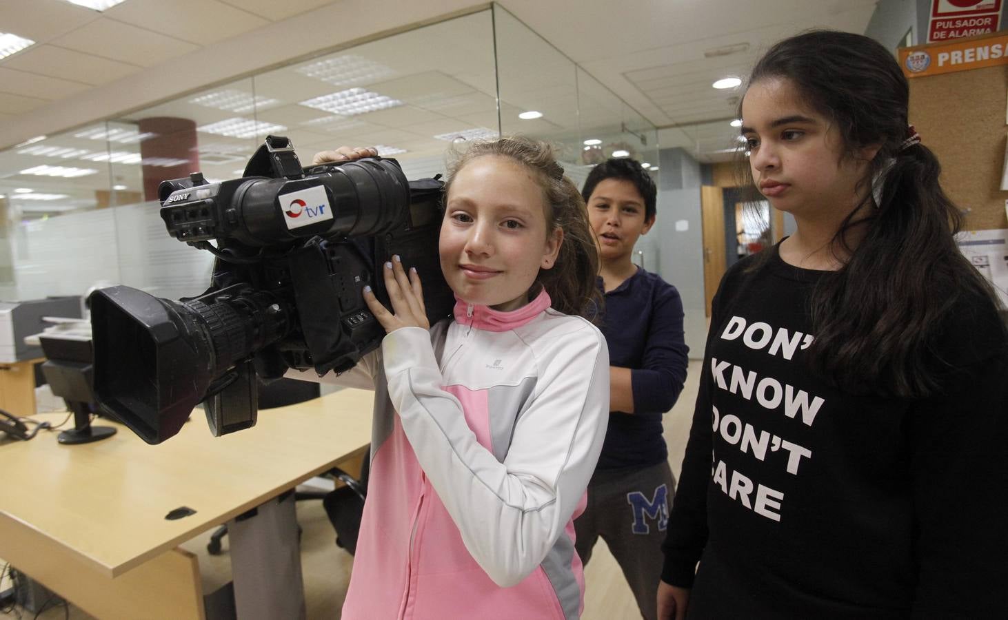 Los alumnos de 5º A del Colegio Navarrete El Mudo visitan la multimedia de Diario LA RIOJA