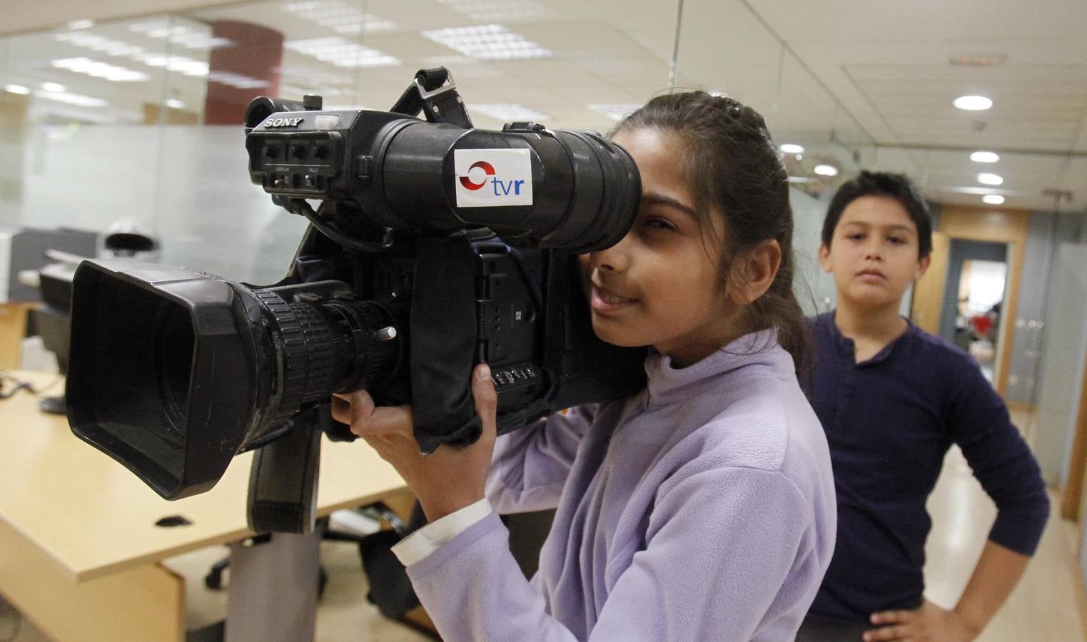 Los alumnos de 5º A del Colegio Navarrete El Mudo visitan la multimedia de Diario LA RIOJA