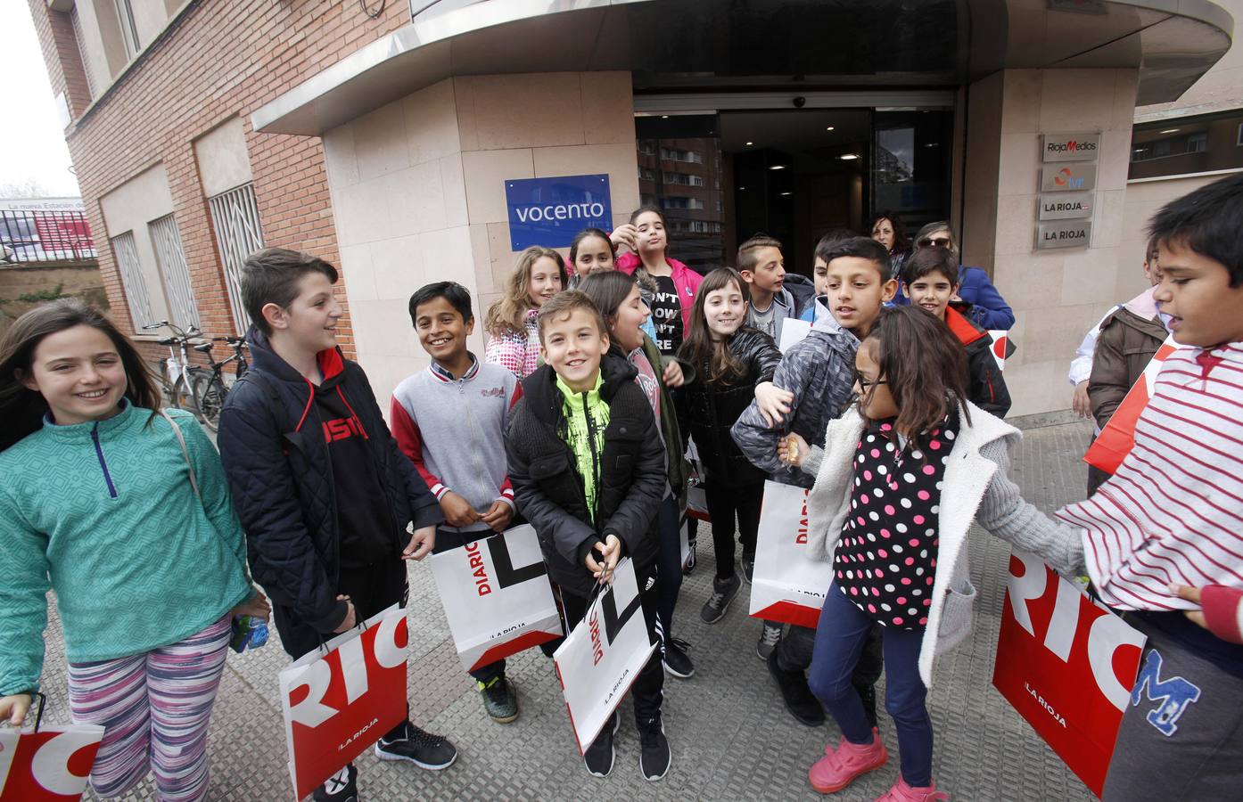 Los alumnos de 5º A del Colegio Navarrete El Mudo visitan la multimedia de Diario LA RIOJA