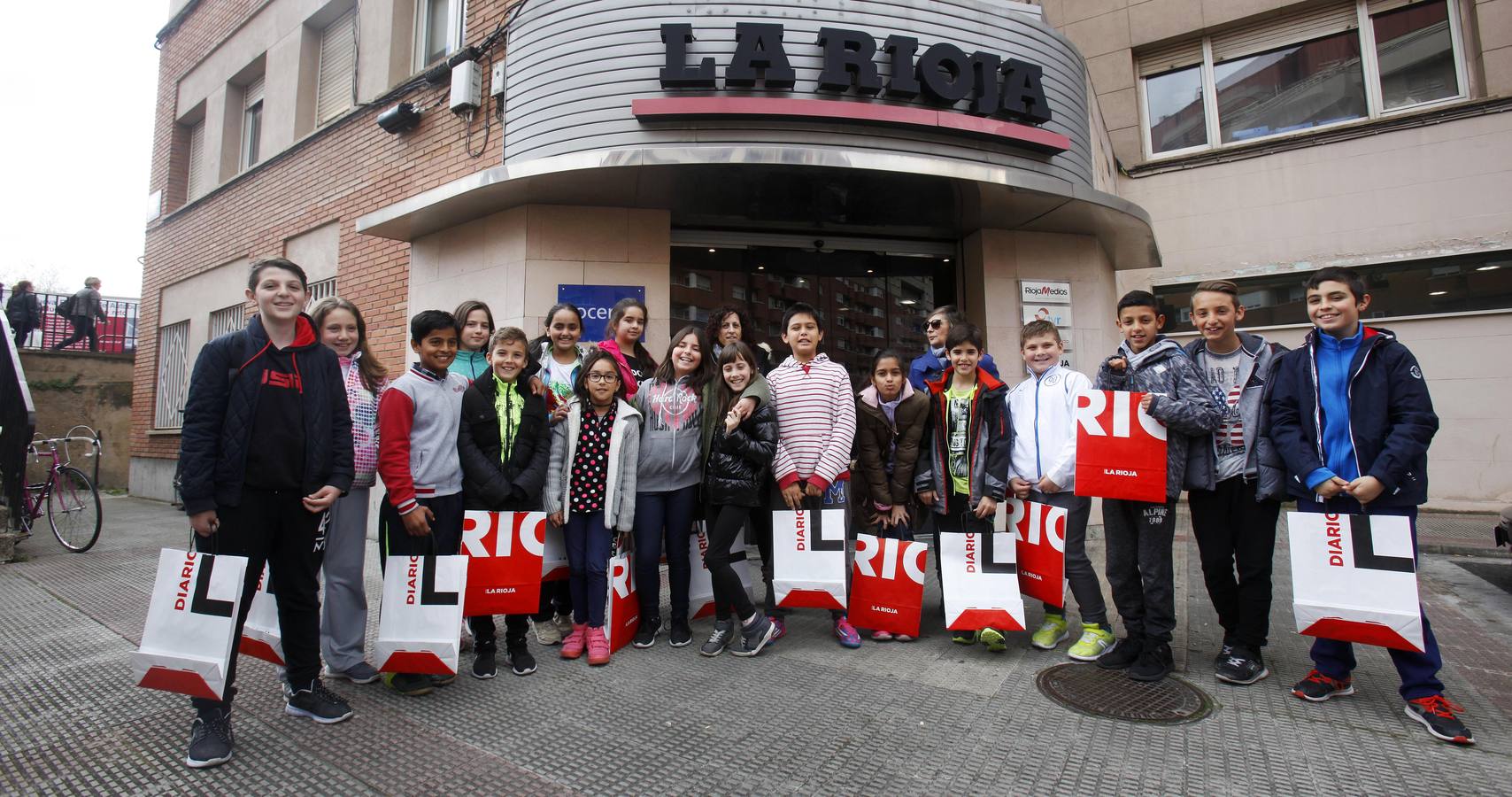 Los alumnos de 5º A del Colegio Navarrete El Mudo visitan la multimedia de Diario LA RIOJA
