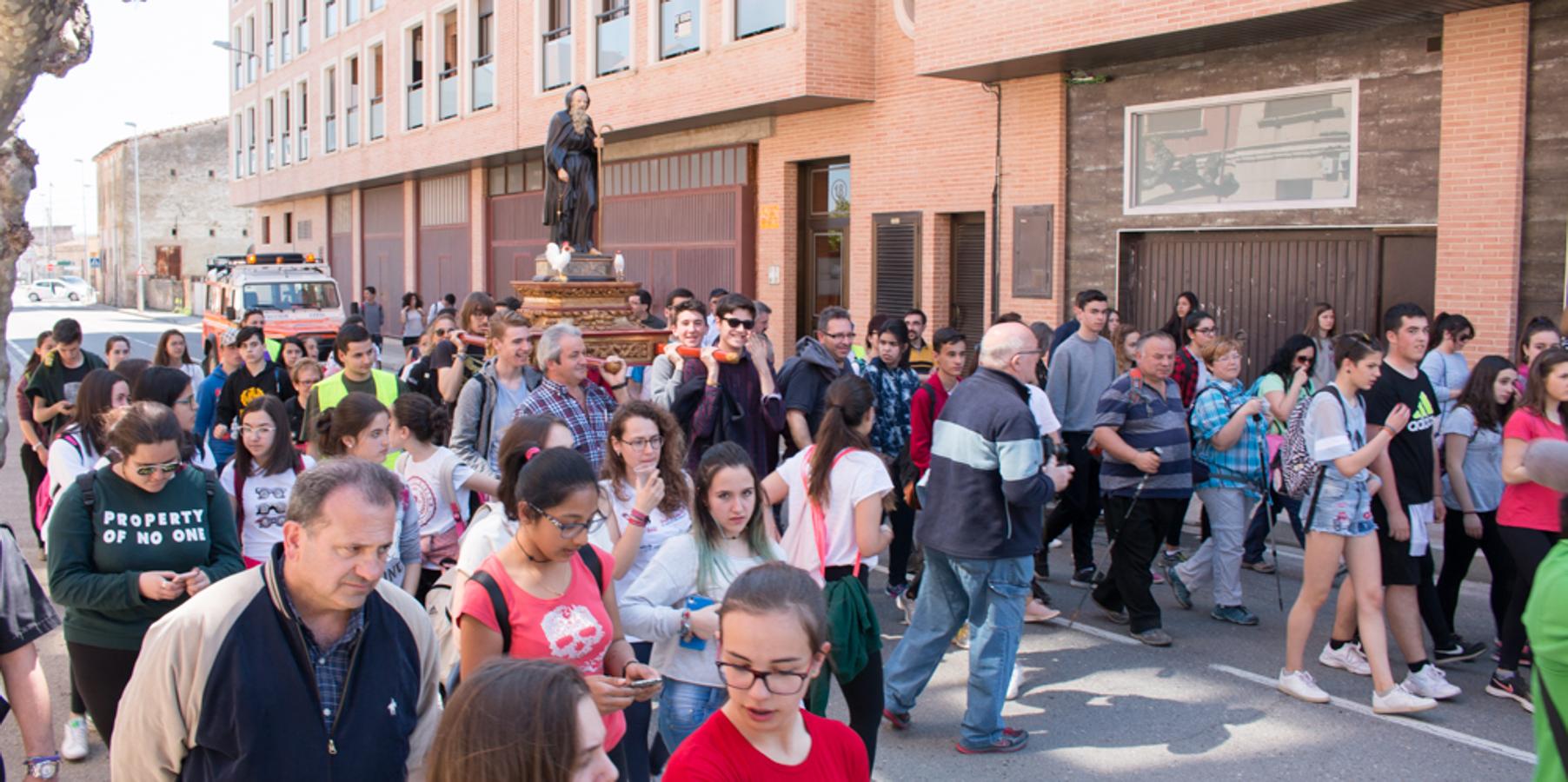 Peregrinación de 150 jóvenes de confirmación