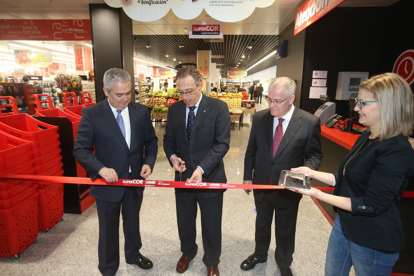 Supercor, de El Corte Inglés, celebra su inauguración en Logroño
