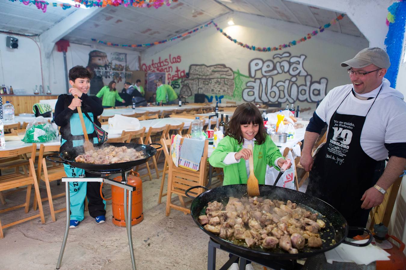 Concurso de paellas en las fiestas de Albedla