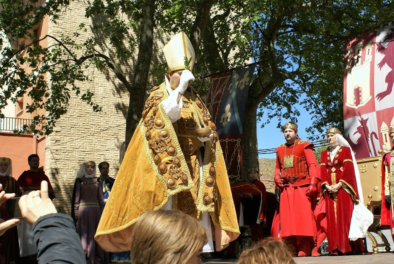 Aclamación de Fernando III en Nájera