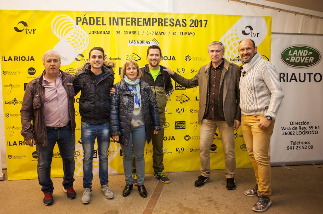 Pádel Interempresas. Primera jornada
