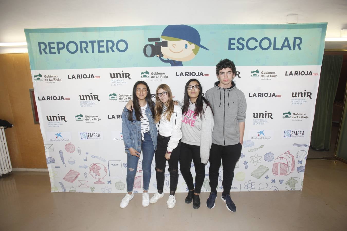 El photocall de Reportero Escolar