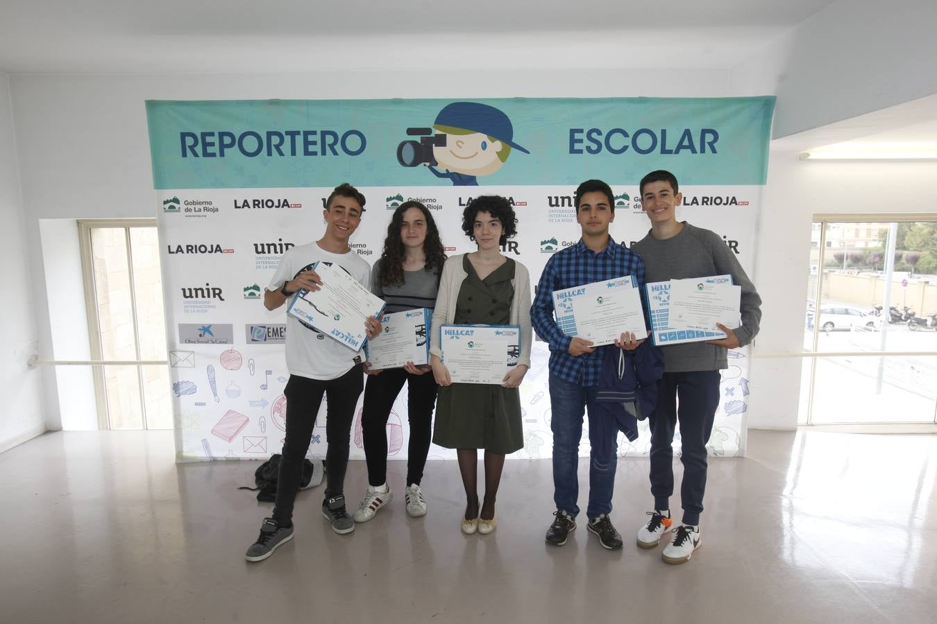 El photocall de Reportero Escolar