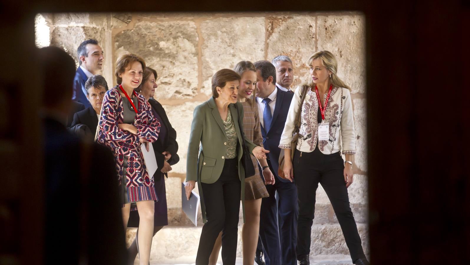 La Reina Letizia inaugura la duodécima edición del Seminario Internacional de Lengua y Periodismo, organizado por la Fundación San Millán