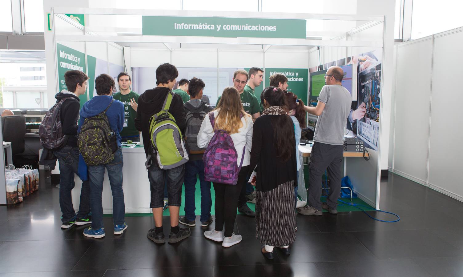 Feria de Formación Profesional Prepárate para el empleo, que se celebra en el Riojaforum