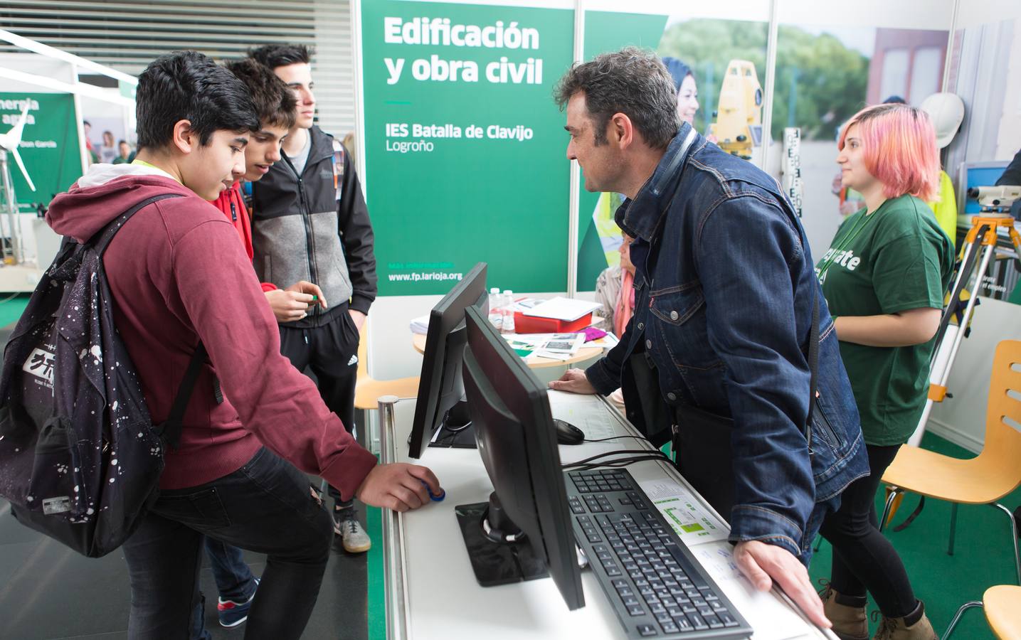 Feria de Formación Profesional Prepárate para el empleo, que se celebra en el Riojaforum