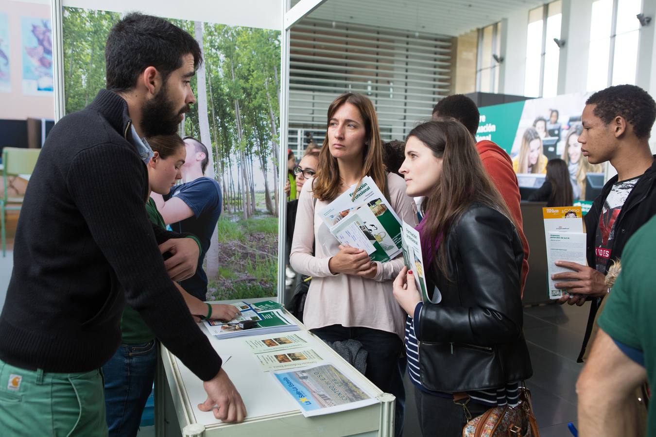 Feria de Formación Profesional Prepárate para el empleo, que se celebra en el Riojaforum