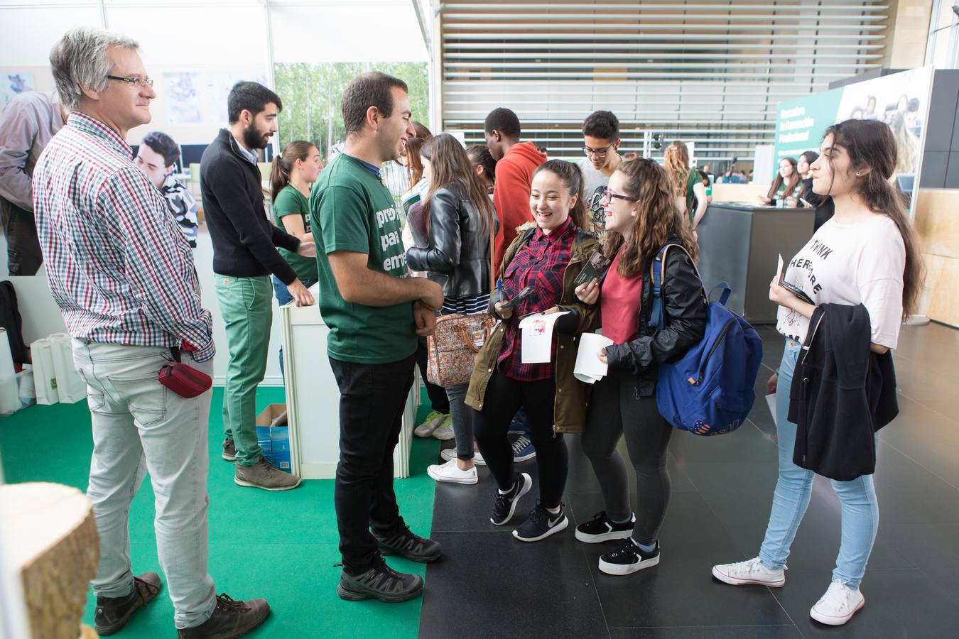 Feria de Formación Profesional Prepárate para el empleo, que se celebra en el Riojaforum