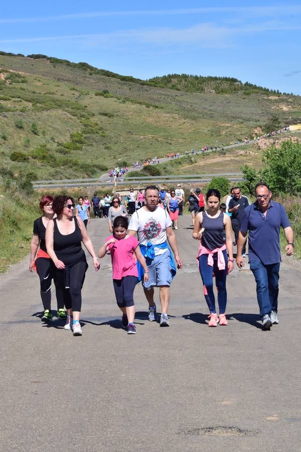 Más de mil personas en el tercer paseo saludable