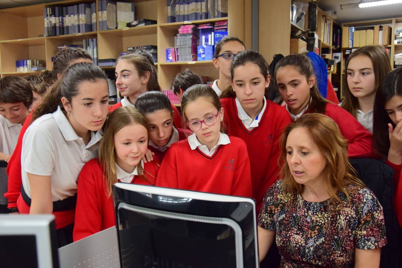 Visita de 1º B de la ESO del Colegio Maristas de Logroño