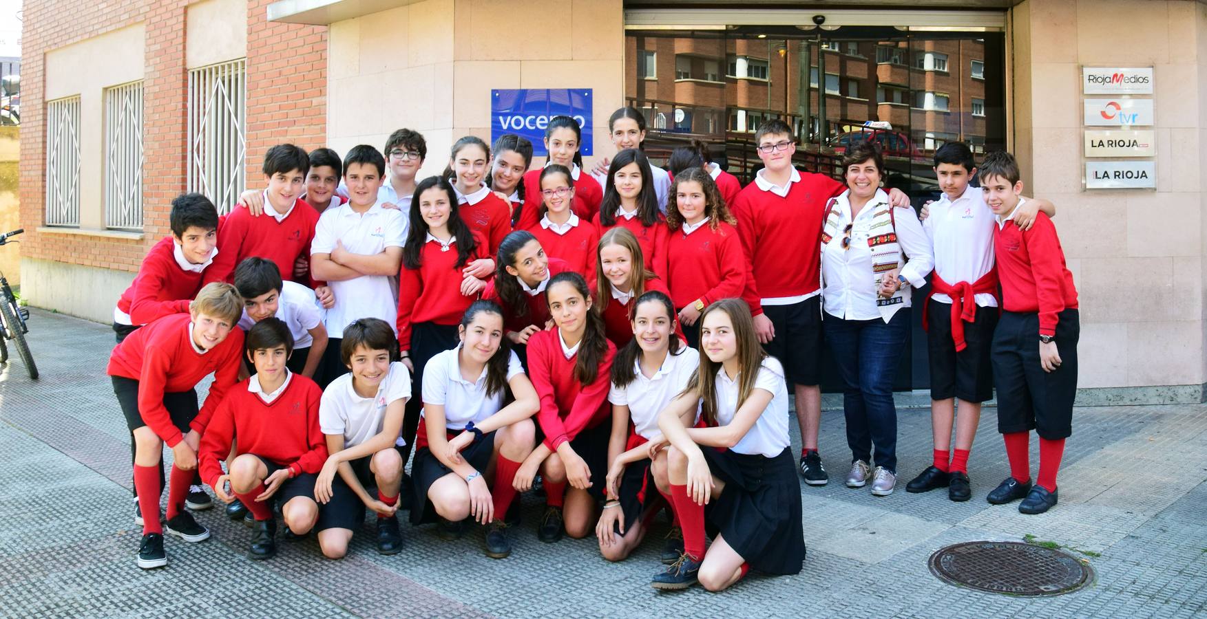 Visita de 1º B de la ESO del Colegio Maristas de Logroño