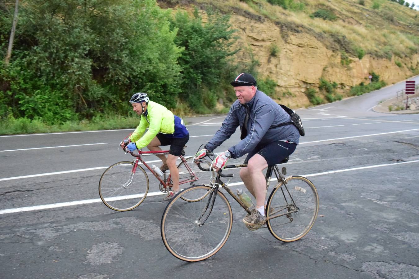 Jornada de ciclismo clásico en la Eroica Hispania (I)