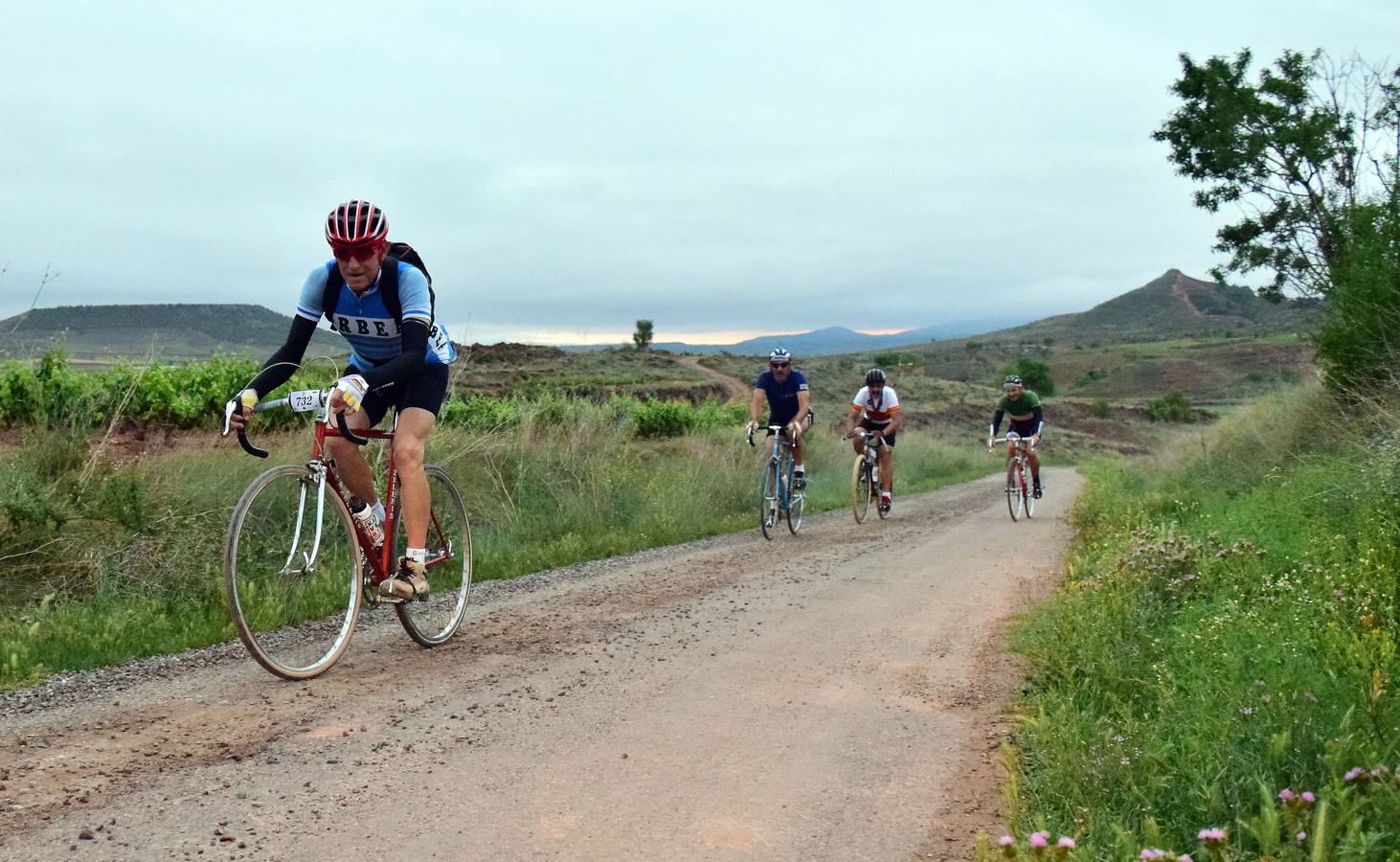 Jornada de ciclismo clásico en la Eroica Hispania (II)