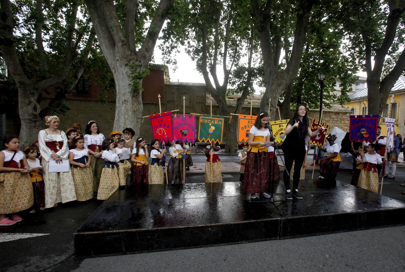 Los niños de las ludotecas municipales ofrecen el pregón de San Bernabé