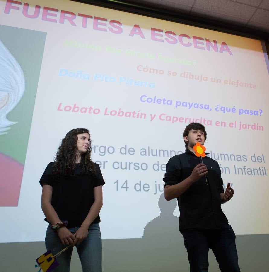 Doscientos alumnos de Infantil disfrutan en la Universidad de La Rioja de la actividad conmemorativa del centenario de Gloria Fuertes