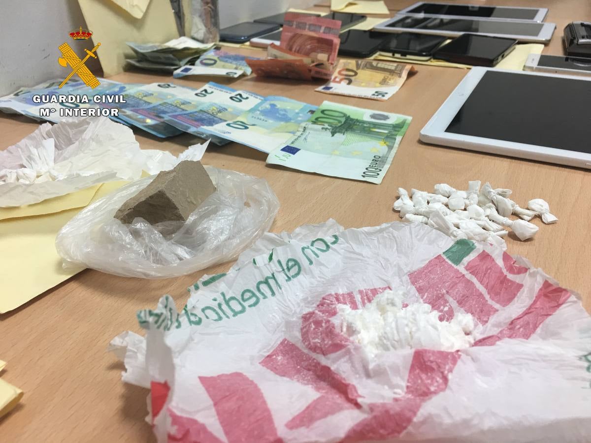 La Guardia Civil desarticula en Calahorra un clan familiar dedicado al tráfico de droga