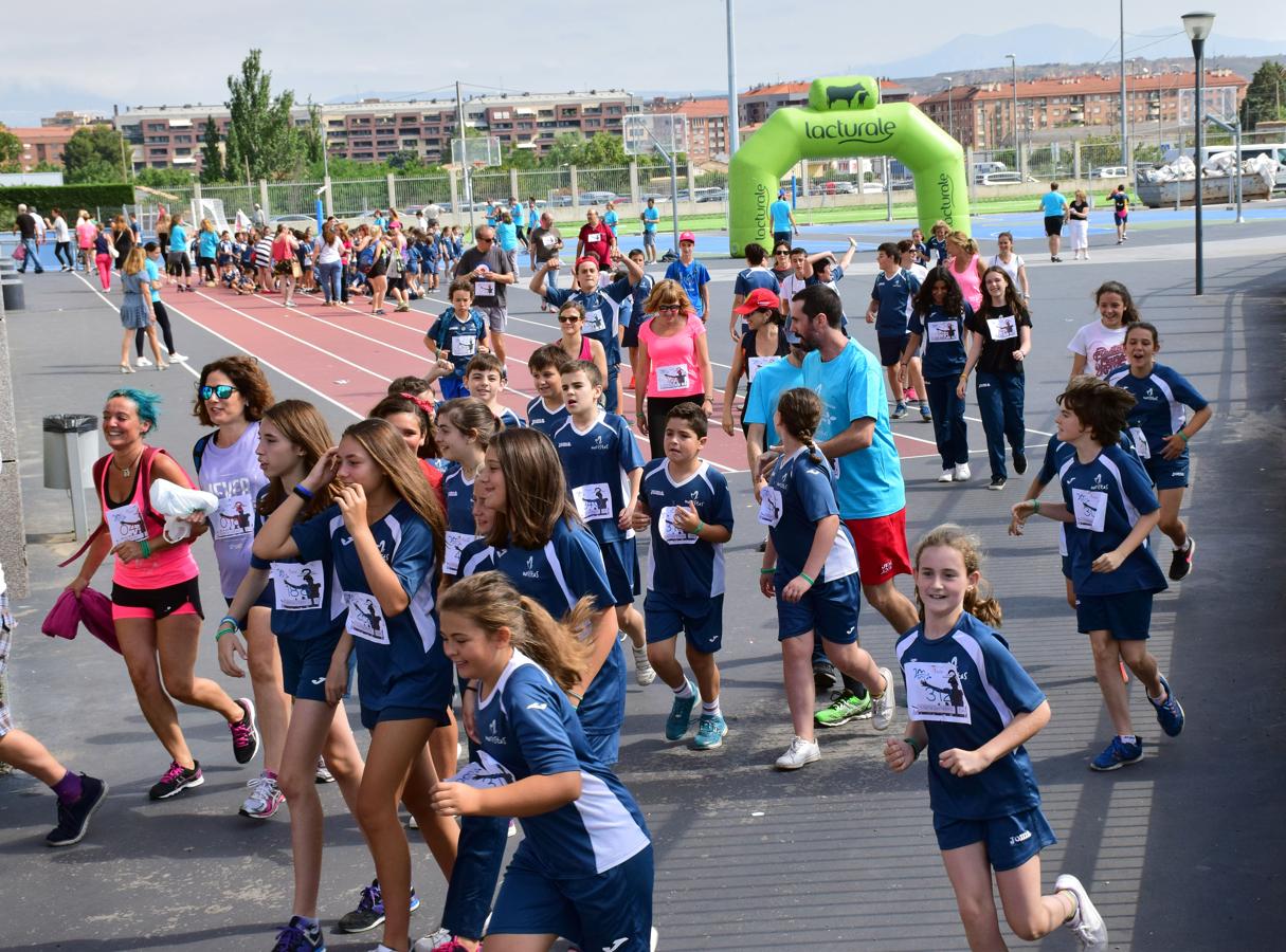 Salida de la carrera del Maristas en Logroño