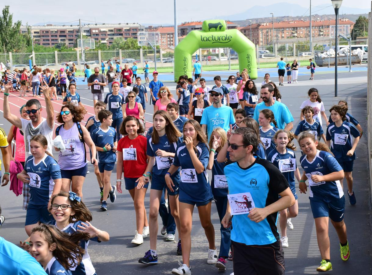 Salida de la carrera del Maristas en Logroño