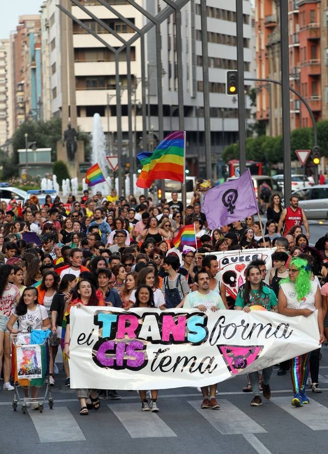 Manifestación del orgullo LGTBi en Logroño