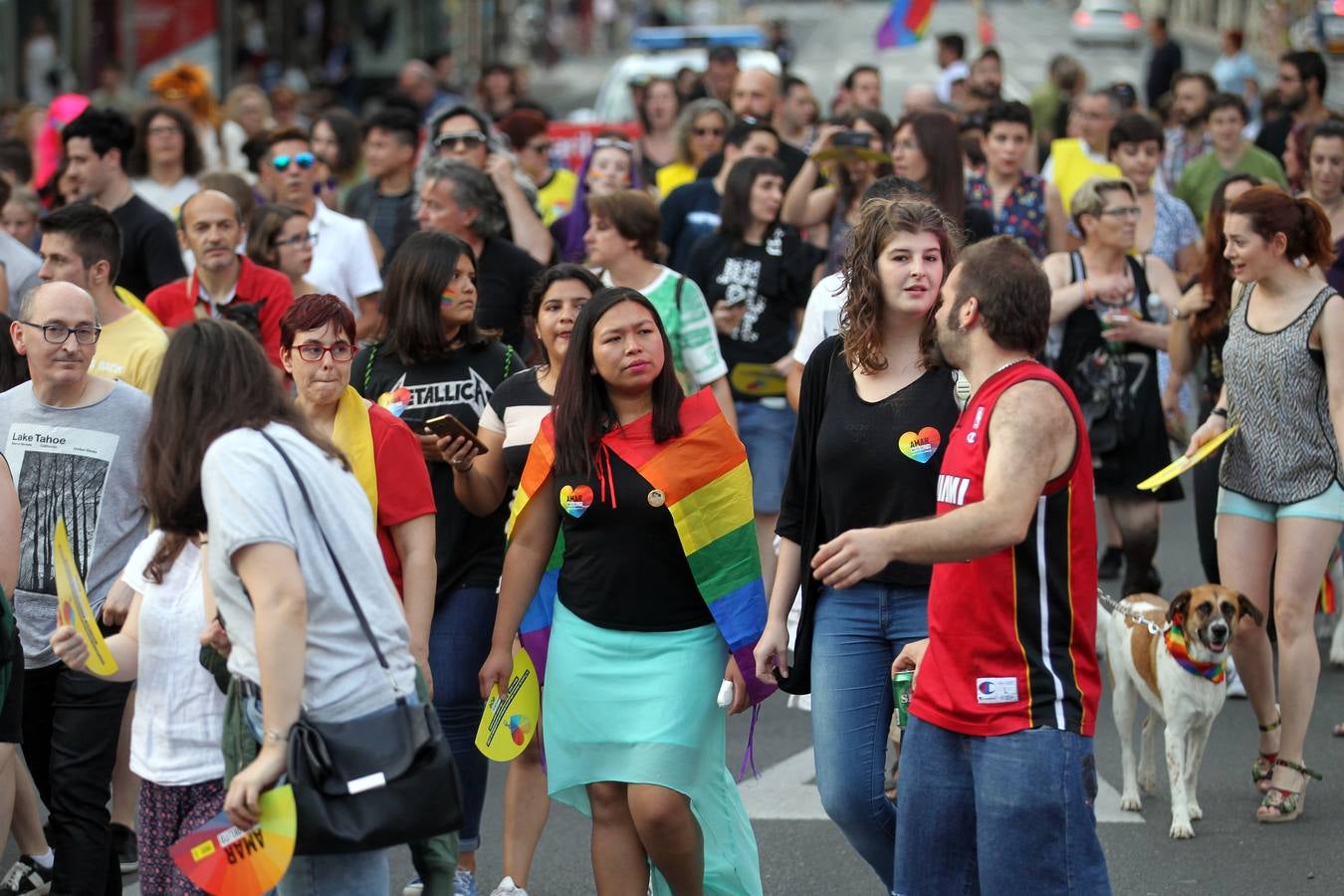 Manifestación del orgullo LGTBi en Logroño