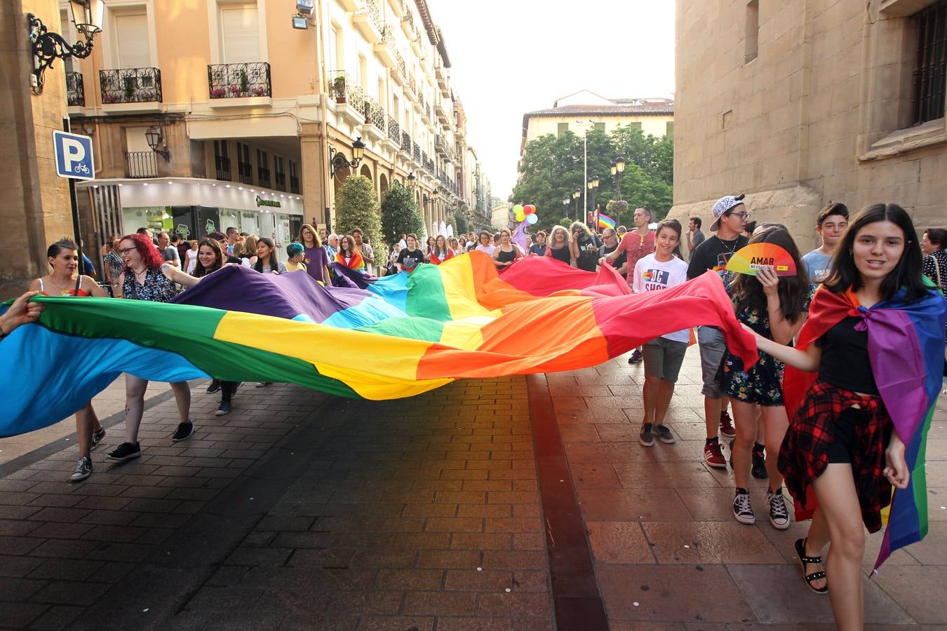 Manifestación del orgullo LGTBi en Logroño