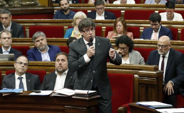 El presidente de la Generalitat, Carles Puigdemont.