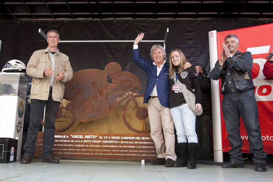 Ángel Nieto, en un homenaje en 2010. 