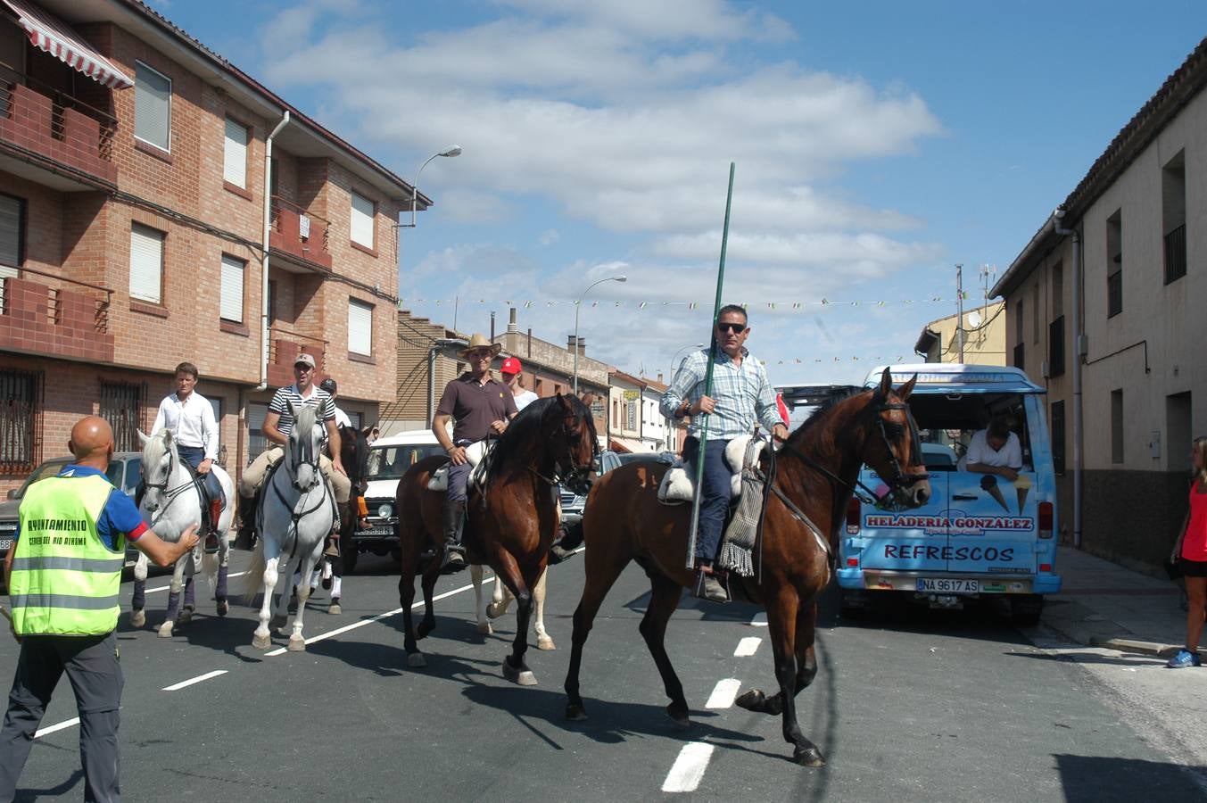 Las imágenes del tradicional festejo durante las fiestas de Valverde