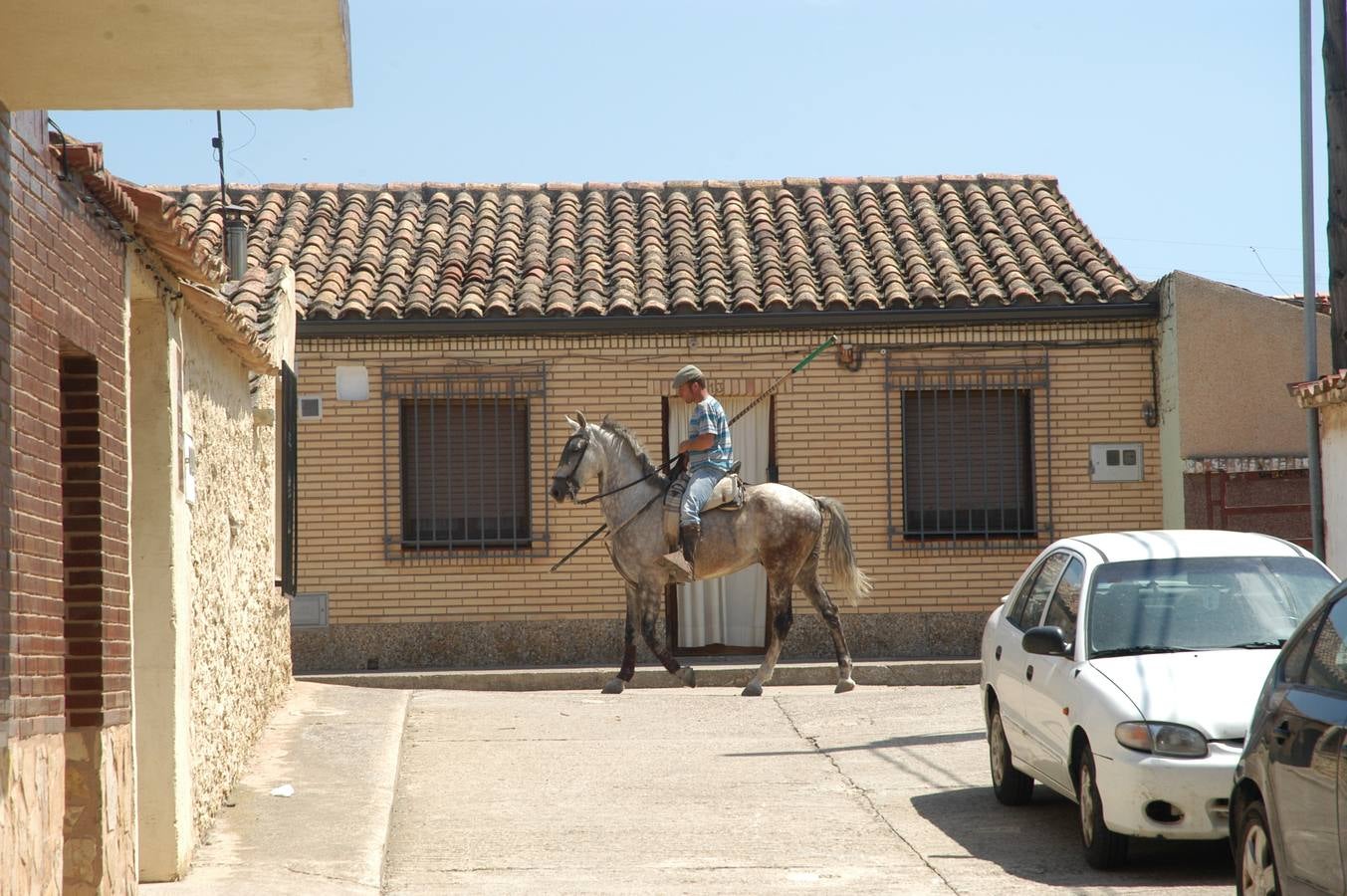 Las imágenes del tradicional festejo durante las fiestas de Valverde