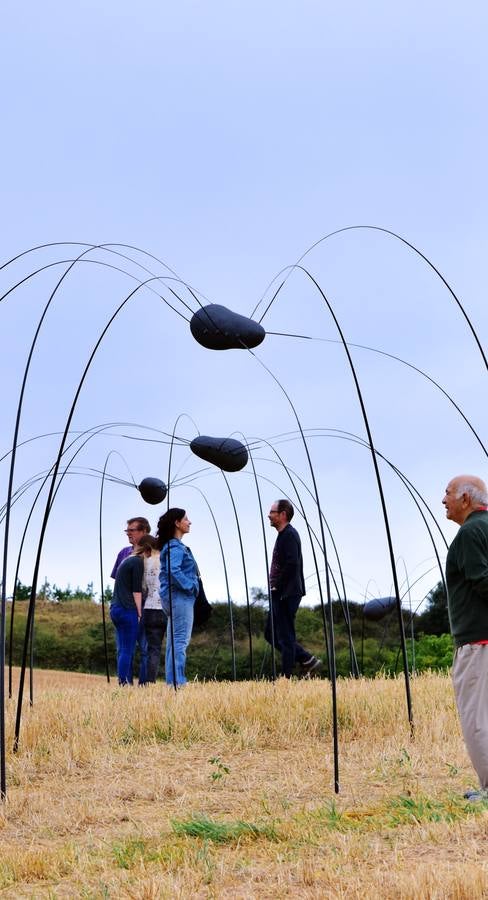 Las imágenes del certamen de 'land art' en Santa Lucía