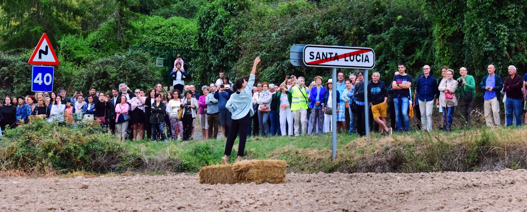 Las imágenes del certamen de 'land art' en Santa Lucía