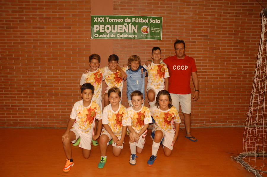 Este fin de semana se ha disputado en el pabellón del colegio Quintiliano los treinta años del torneo de fútbol sala Pequeñín Ciudad de Calahorra.