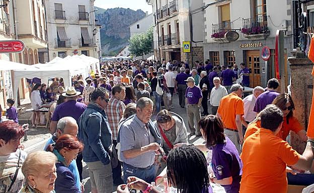 Una de las anteriores ediciones de la Fiesta de la Solidaridad en Torrecilla en Cameros. 