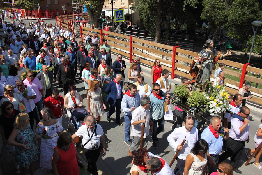 Los alfareños vivieron la tercera jornada de sus fiestas en honor a sus patronos, San Roque y San Ezequiel.